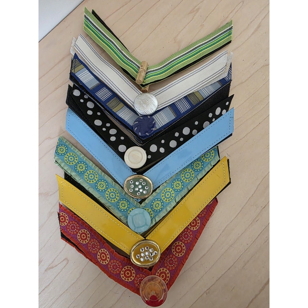 Lindsay Phillips SwitchFlops Interchangeable Straps & Snaps Lot of 8 V-Strap